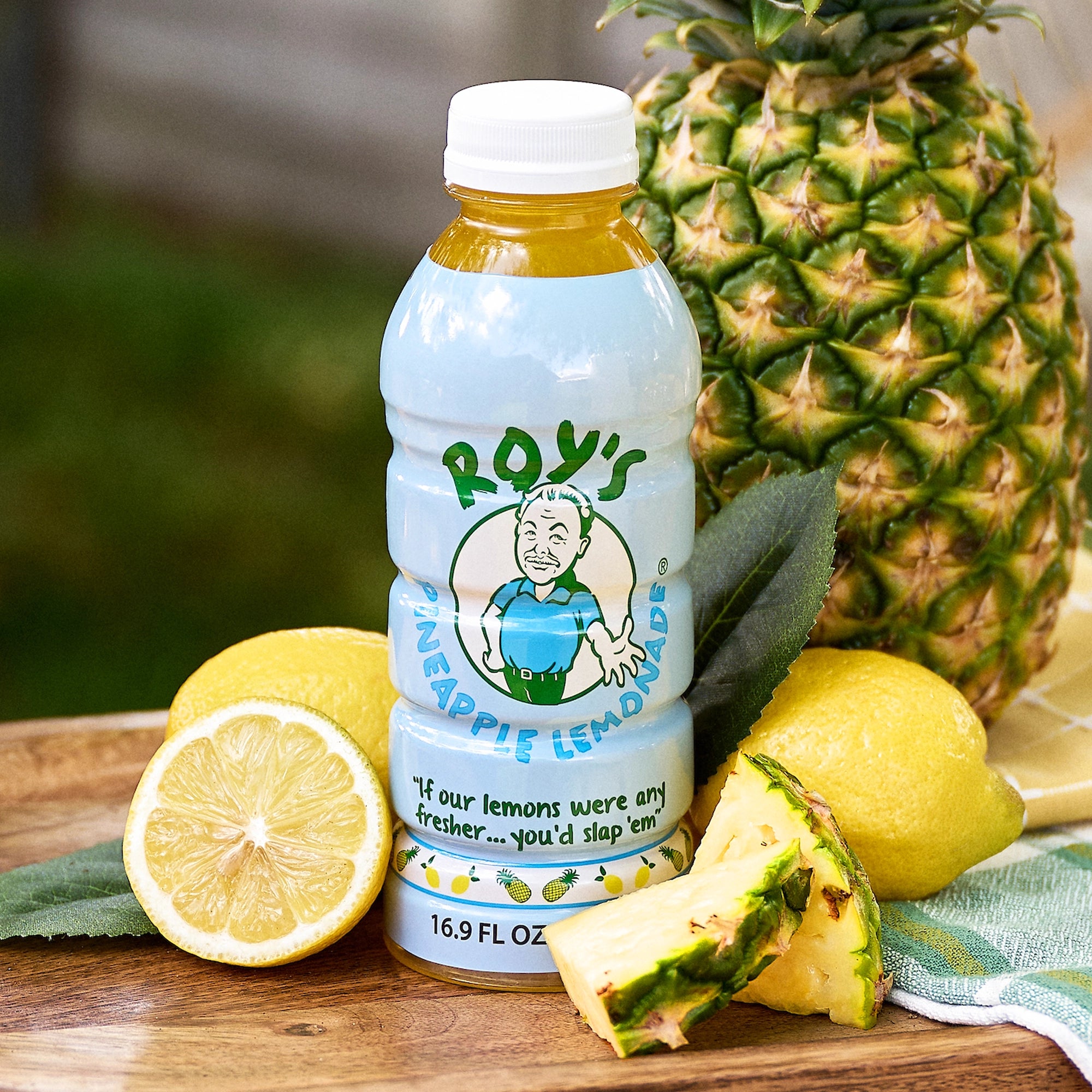 NEW! Roy's Fresh Pineapple Lemonade (16.9oz.) Case of 12
