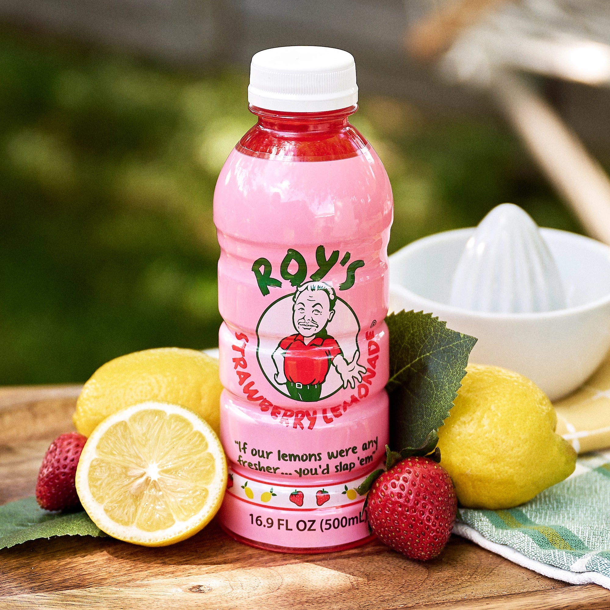 Roy's Fresh Strawberry Lemonade (16.9oz.) Case of 12