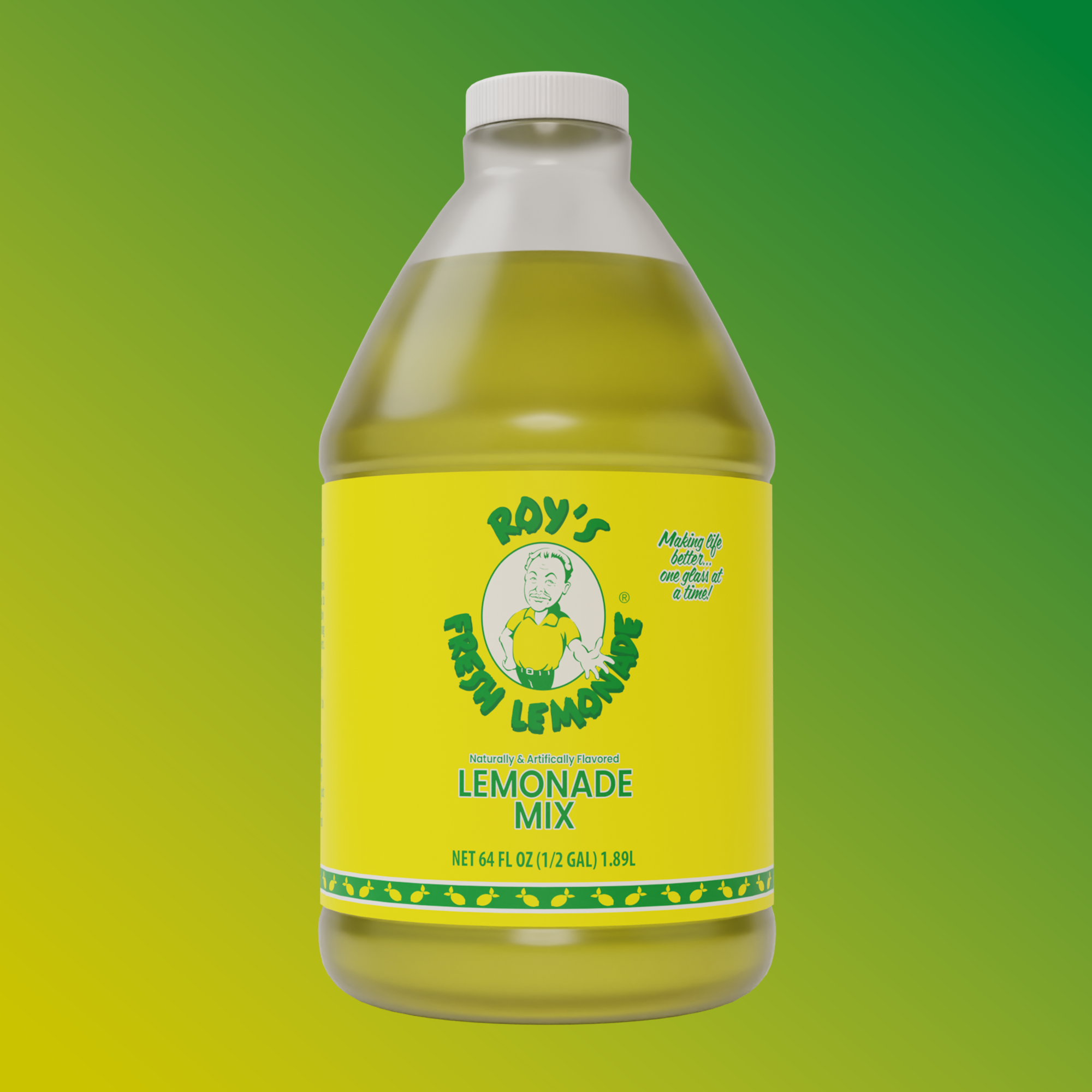 Roy's Fresh Original Lemonade Mix Jug (1/2 Gal)